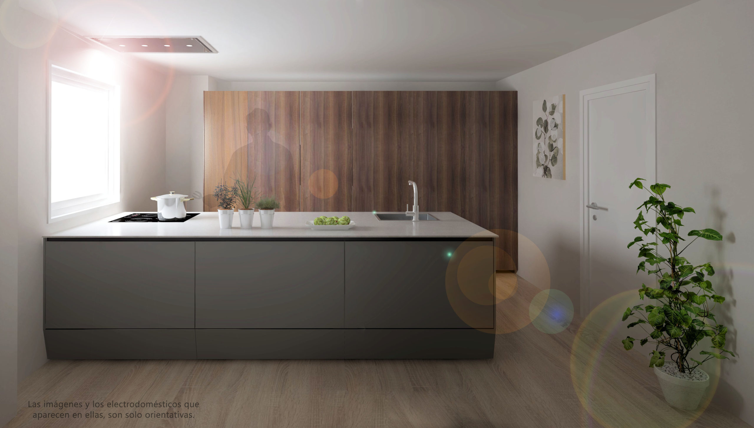 Simulación de la cocina en tu casa Santos Brezo 